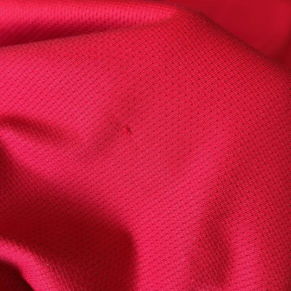 NIKE DRI-FIT Red Long Sleeve 1/2 Zip Pullover Dixie State Soccer Logo Mens Small - Picture 8 of 8